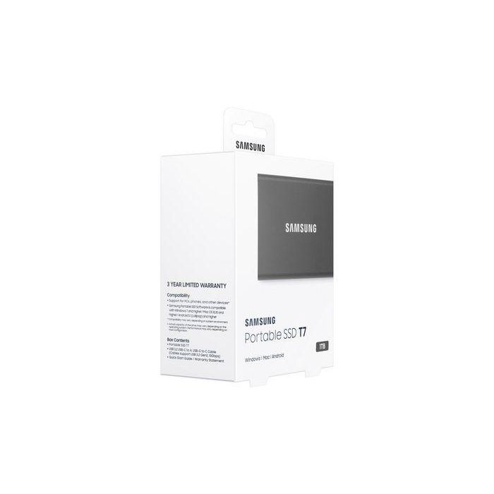 Samsung MU-PC1T0T/WW Disco SSD Externo Portátil T7 Touch 1TB PCIe NVMe USB 3.2 Gen2 1050 MB/s Gris 9