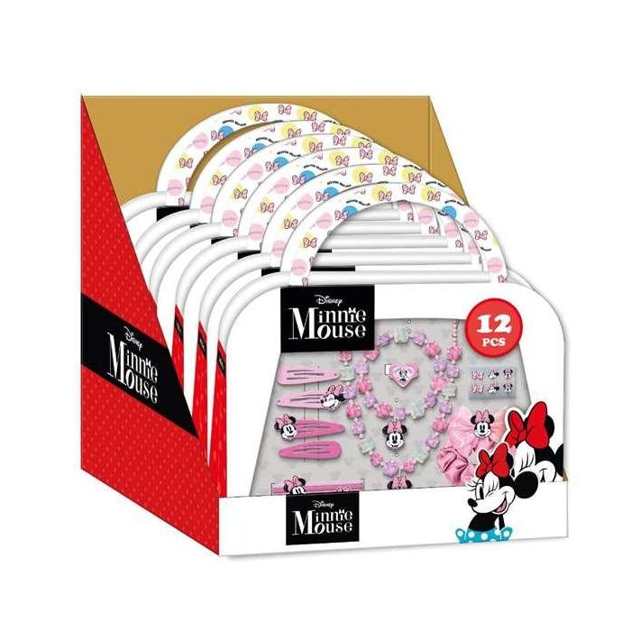 Accesorios de belleza minnie (12 piezas) 28.0 x 21.6 x 3.8 cm 5