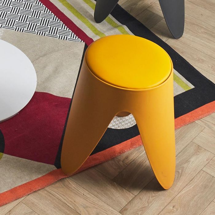 Taburete Eve Amarillo Mostaza Home Deco Factory 4