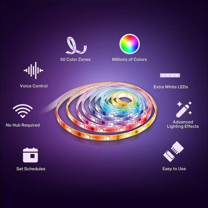 TP-Link Tapo L930-5 Tira de Luz Inteligente Wi-Fi LED, 5 Metros, Multicolor y Regulable 10 TP-Link Tapo L930-5 Tira de Luz Inteligente Wi-Fi LED, 5 Metros, Multicolor y Regulable 10