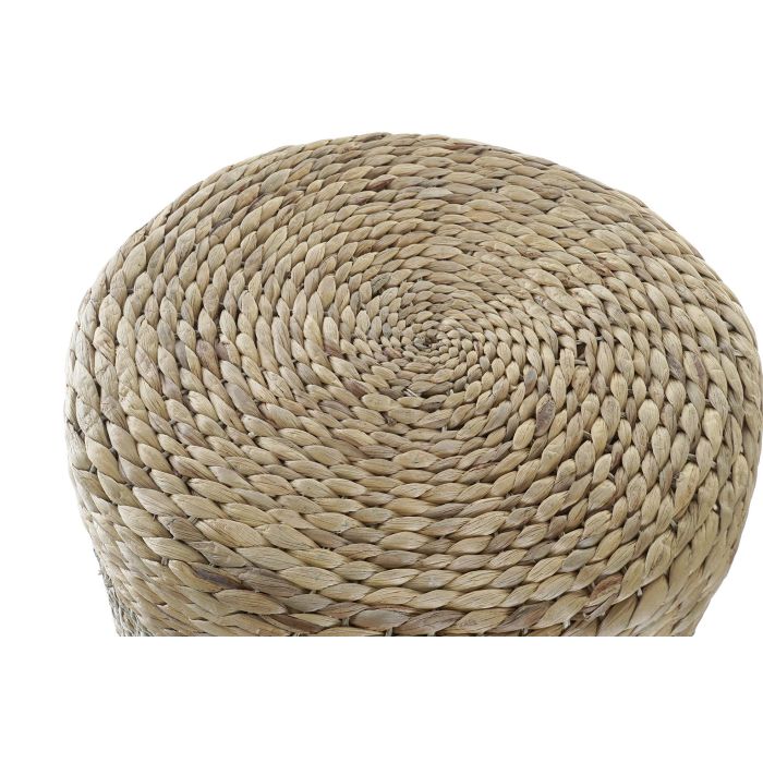 DKD Home Decor Reposapiés Boho Natural Seagrass Fibra 42 x 40 x 42 cm 2
