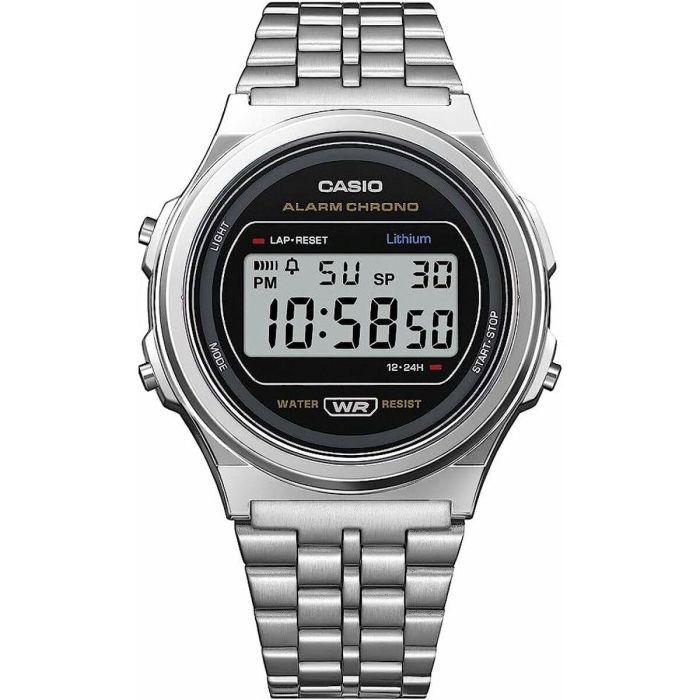 Reloj Unisex Casio A171WE-1AEF Plateado (Ø 36 mm) (37,5 mm) 1