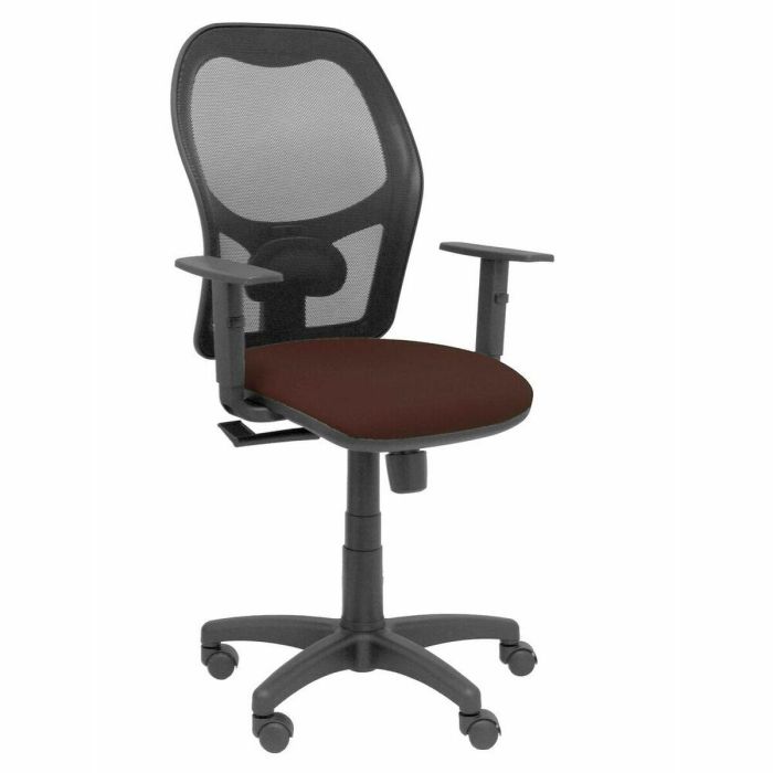 Silla de Oficina P&C 3B10CRN Con reposabrazos Marrón oscuro