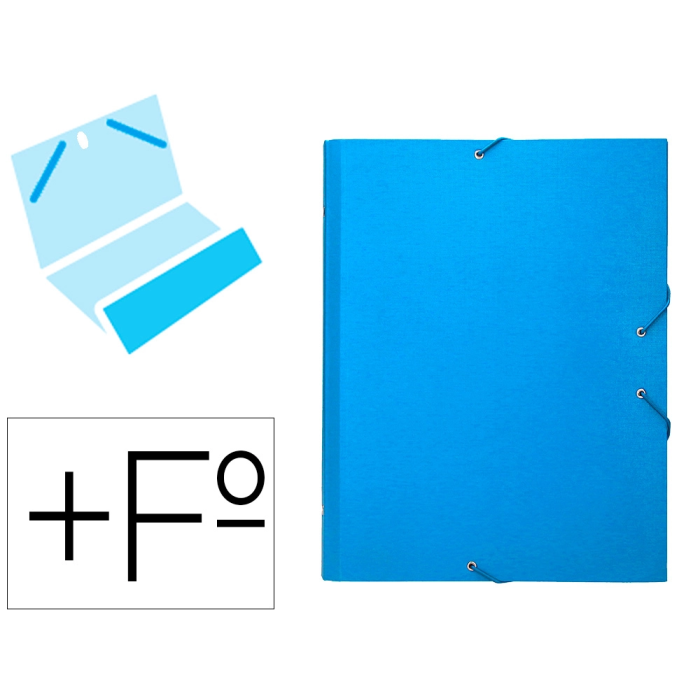 Liderpapel Carpeta Clasificadora Folio Prolongado 12 Departamentos Cartón Forrado Celeste 0 Liderpapel Carpeta Clasificadora Folio Prolongado 12 Departamentos Cartón Forrado Celeste 0