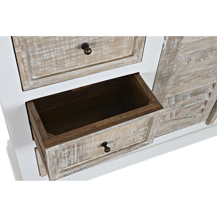 Buffet Romantico DKD Home Decor Blanco Natural 25 x 91 x 122 cm 2