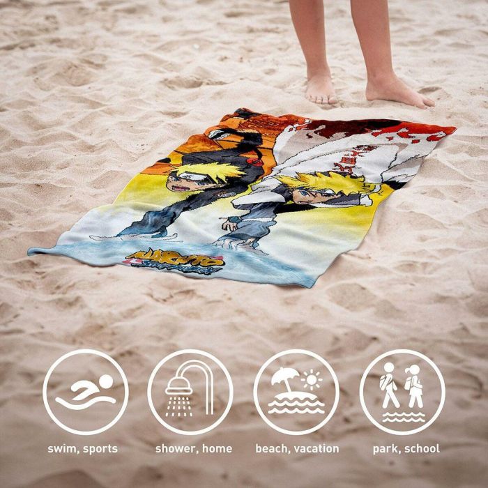 Toalla de Playa Naruto Multicolor 70 x 140 cm 3 Toalla de Playa Naruto Multicolor 70 x 140 cm 3