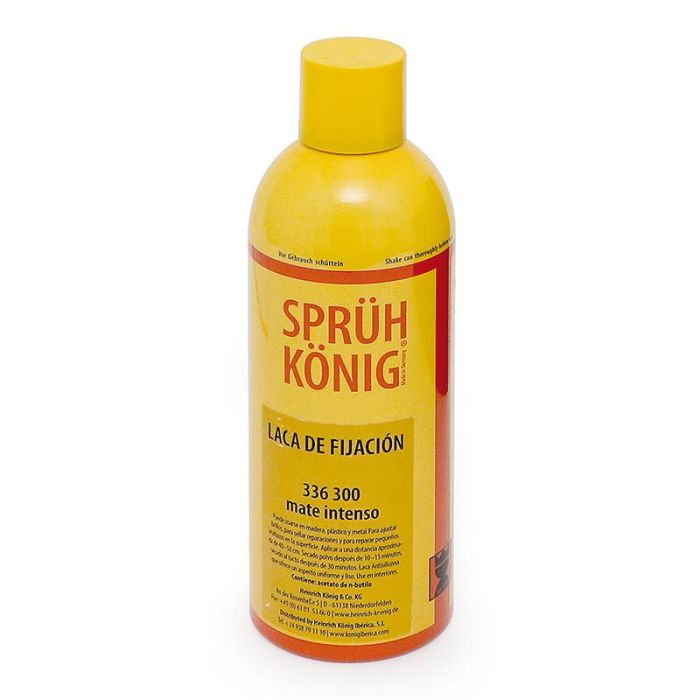 Spray Laca Fijacion Mate Intenso 400Ml. Konig