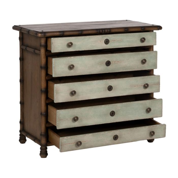 Cómoda Madera Mindi Dormitorio 95 X 45 X 85 cm