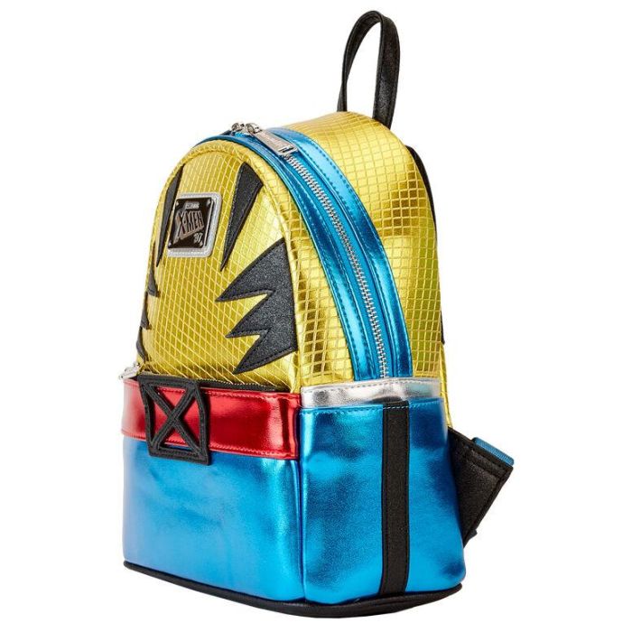 Mochila Metallic Wolverine X-Men Marvel Loungefly 26cm 1
