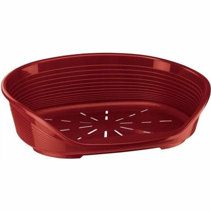 Ferplast FER8010690074689 Cesta Siesta Deluxe Tamaño 2 Burdeos 49x36x17,5 cm