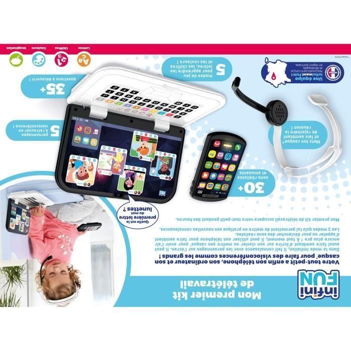 KD INF1698740633292 Kit de Teletrabajo Mi Primer Kit con Efectos de Luz y Sonidos Realistas, 18 Meses 1 KD INF1698740633292 Kit de Teletrabajo Mi Primer Kit con Efectos de Luz y Sonidos Realistas, 18 Meses 1
