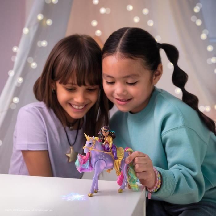 Spin Master 6067325 Academia Unicornio Sophia y Unicornio Wildstar con Luces Arcoíris de la Serie TV (+4 años) 5