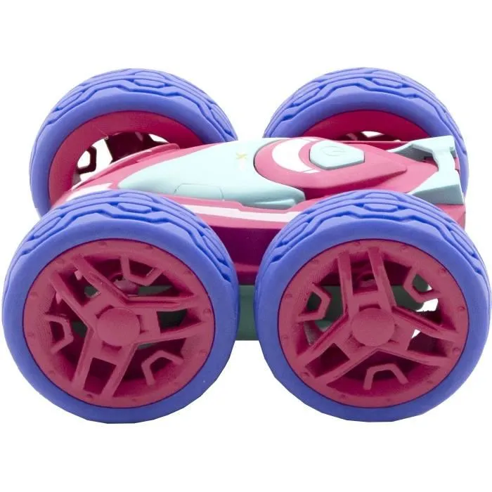 Exost Coche Teledirigido 360 Mini Flip Amazon 1:34 8 km/h 10 cm Rosa para Niños a Partir de 5 Años 2