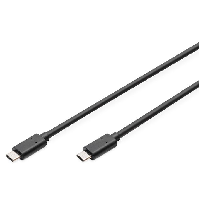Digitus Cable USB 2.0 Tipo C - C Macho/Macho 1.8m Negro 0 Digitus Cable USB 2.0 Tipo C - C Macho/Macho 1.8m Negro 0