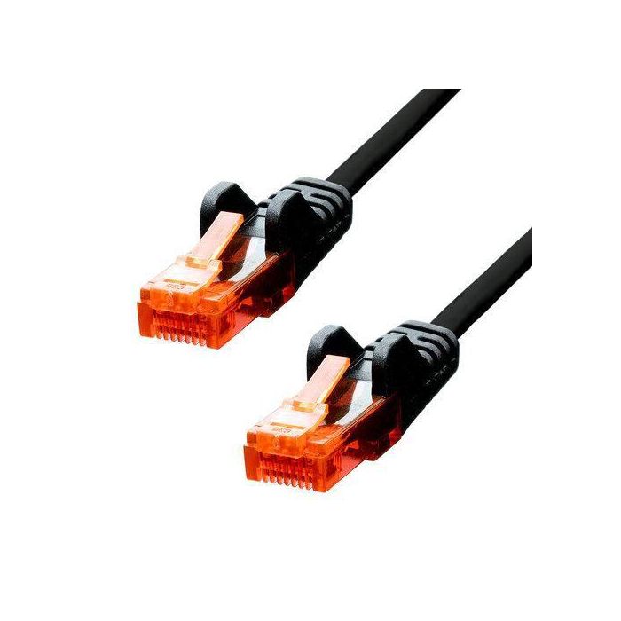 ProXtend CAT6 U/UTP CCA PVC Ethernet Cable Black 7m