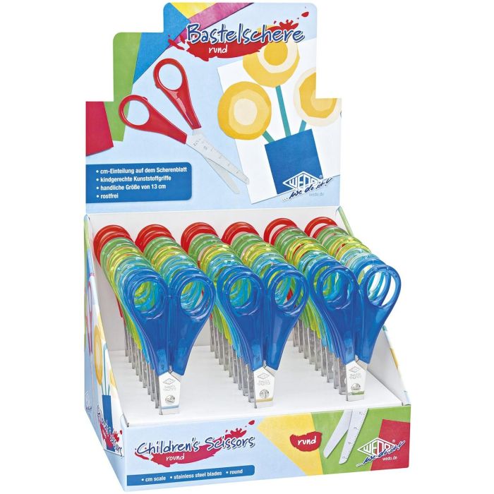 WEDO Bastelschere rund f.sort 2 WEDO Bastelschere rund f.sort 2