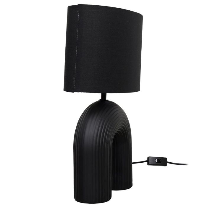 Lámpara Archi Cerámica Negra Home Deco Factory 3