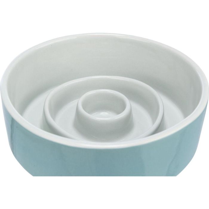 Comedero para Perro Trixie Slow Feeding Azul Gris Ø 14 cm 450 ml 8 Comedero para Perro Trixie Slow Feeding Azul Gris Ø 14 cm 450 ml 8