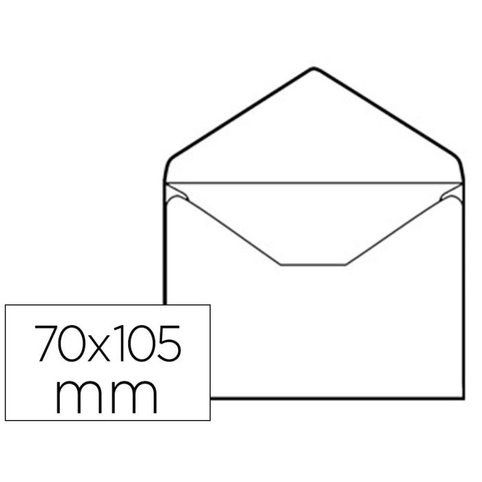 Sobre Liderpapel N.0 Blanco Tarjeta De Visita 70x105 mm Engomado Caja De 100 Unidades