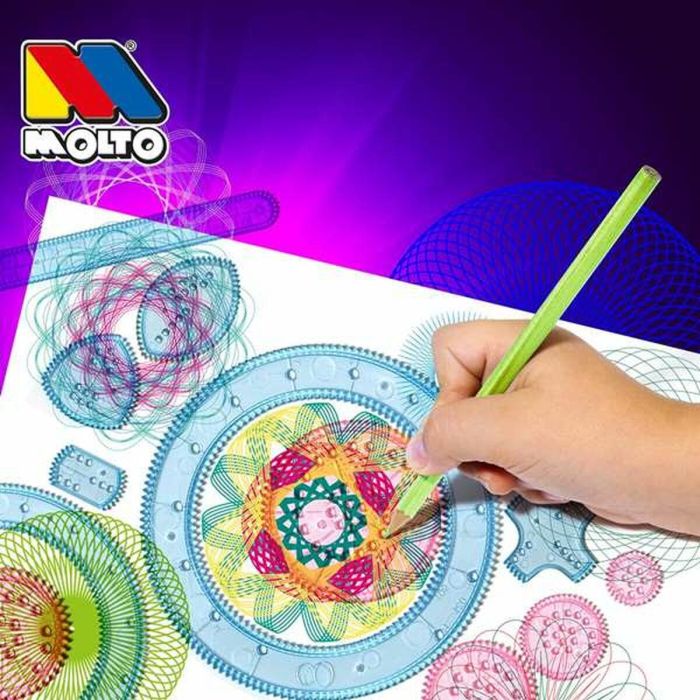 Set de dibujo molto graphics con 28 accesorios. 124x60x1 cm 3 Set de dibujo molto graphics con 28 accesorios. 124x60x1 cm 3