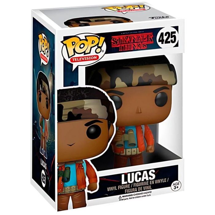 Funko POP Lucas with Binoculars Figura de Vinilo 9cm Stranger Things 1