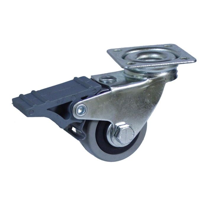 Rueda platina ø40mm (rueda) freno goma gris cr07134 afo Rueda platina ø40mm (rueda) freno goma gris cr07134 afo