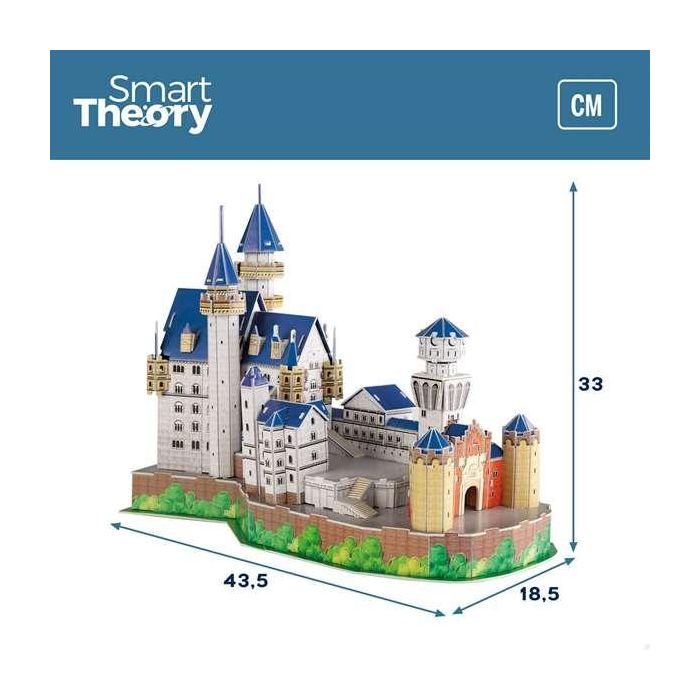 Puzzle 3D new swan castle 95 piezas. 43,5x18,5x33 cm 5 Puzzle 3D new swan castle 95 piezas. 43,5x18,5x33 cm 5