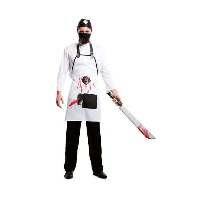 My Other Me Disfraz Doctor Killer Talla M-L con Gorro, Mascarilla, Camiseta y Delantal 100% Poliéster para Adultos (+14 años)