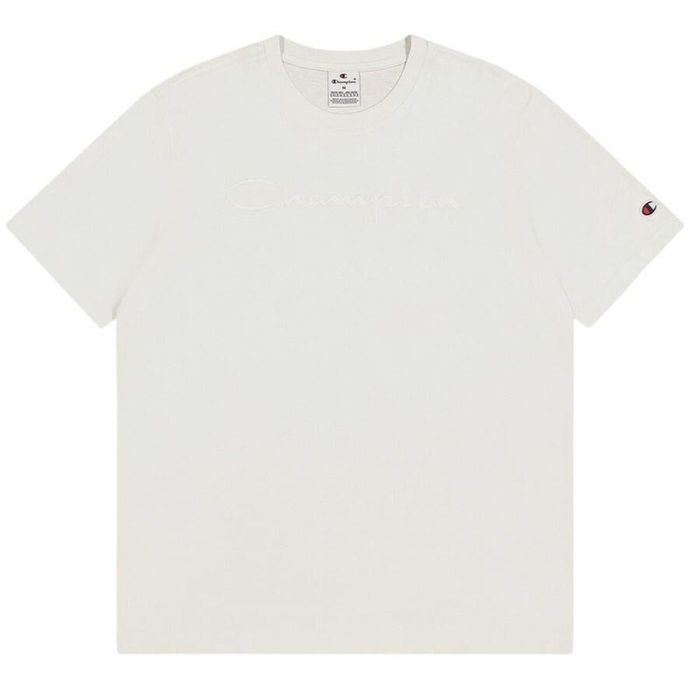 Camiseta de Manga Corta Hombre Champion Champion SS Blanco 0 Camiseta de Manga Corta Hombre Champion Champion SS Blanco 0