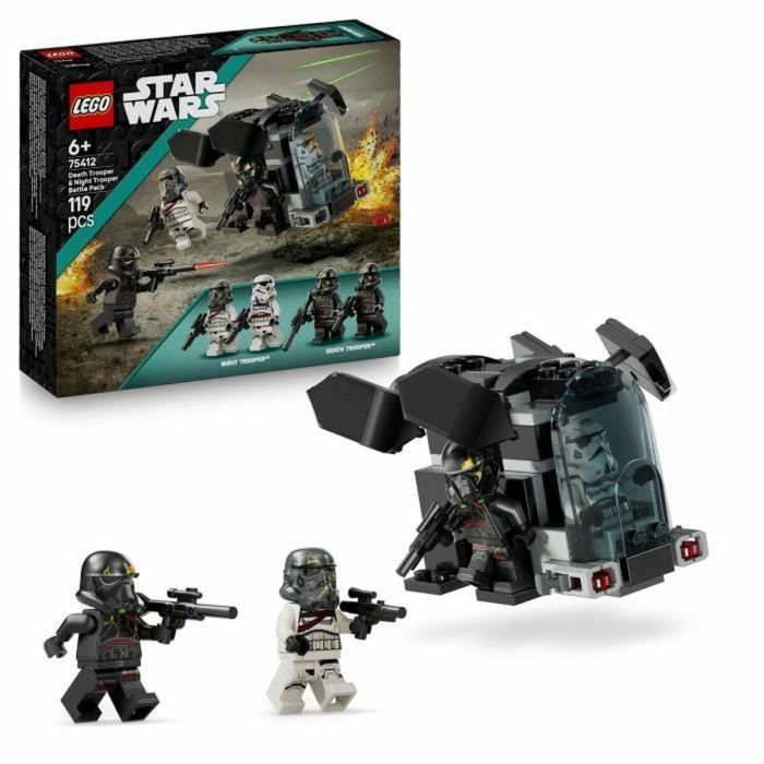 LEGO 75412 Star Wars Pack de Batalla de Soldados de la Muerte contra Soldados de la Noche - Juguete para Niños de 6 Años en Adelante 6