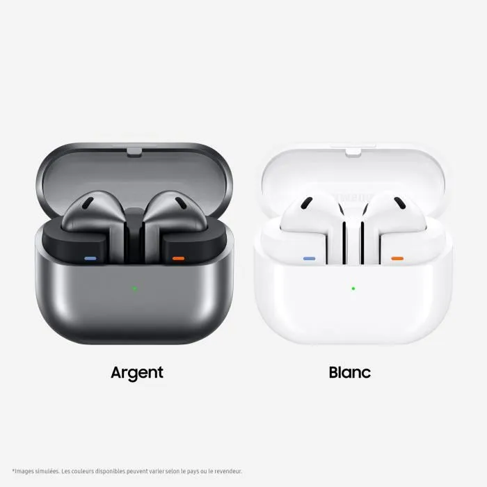 Samsung SAM8806095651880 Galaxy Buds3 Auriculares Inalámbricos con Reducción Activa de Ruido Blanco