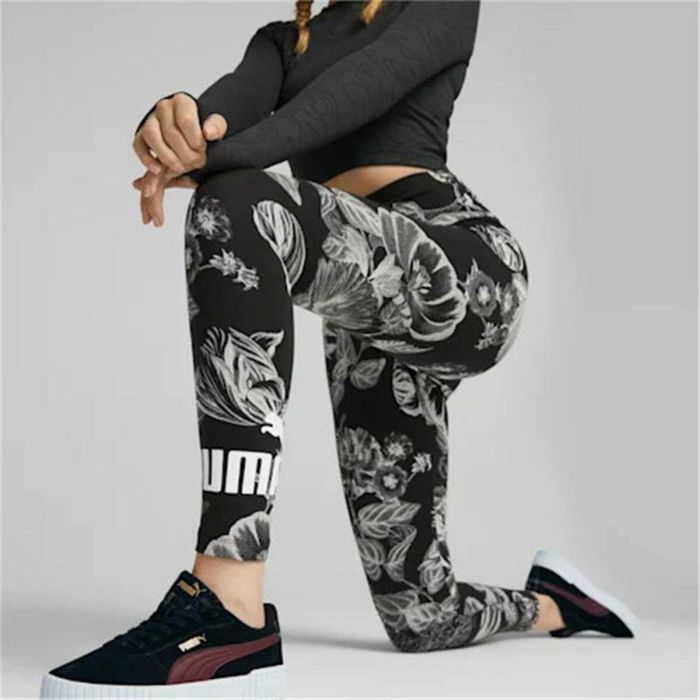 Mallas Deportivas de Mujer Puma Frozen Flower Negro 1 Mallas Deportivas de Mujer Puma Frozen Flower Negro 1