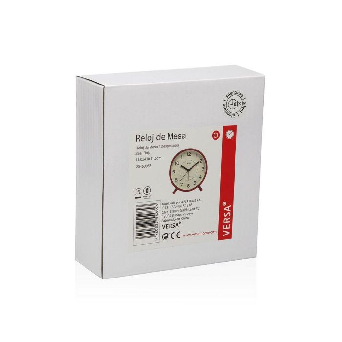 Reloj de Mesa Versa Zeal Rojo 1