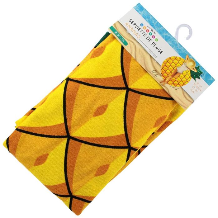 Jet Lag Toalla de Playa Piña D.150 cm 1 Jet Lag Toalla de Playa Piña D.150 cm 1