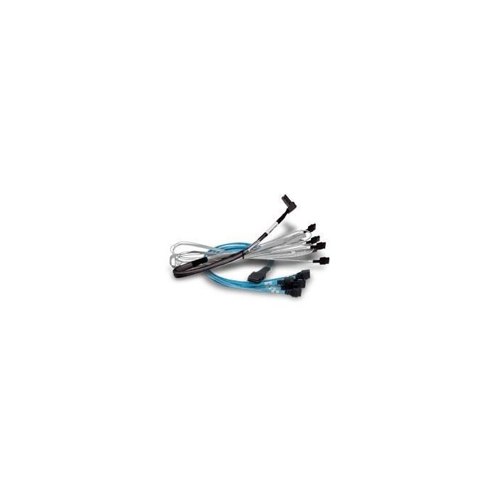 Broadcom RAID Cable Mini SAS HD a 2x OCulink U.2 Enabler SFF8643 (SFF8643 a 2x SFF8612) 1m