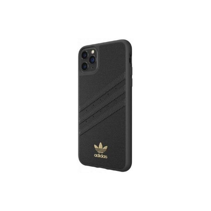 CARCASA ADIDAS ORIGINAL MOULDED CASE PU PREMIUM BLACK COMPATIBLE CON IPHONE 11 PRO MAX 2