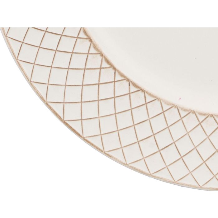 Portavelas Rombos Blanco Envejecido 33Cm Giftdecor (24 Unidades) 3 Portavelas Rombos Blanco Envejecido 33Cm Giftdecor (24 Unidades) 3
