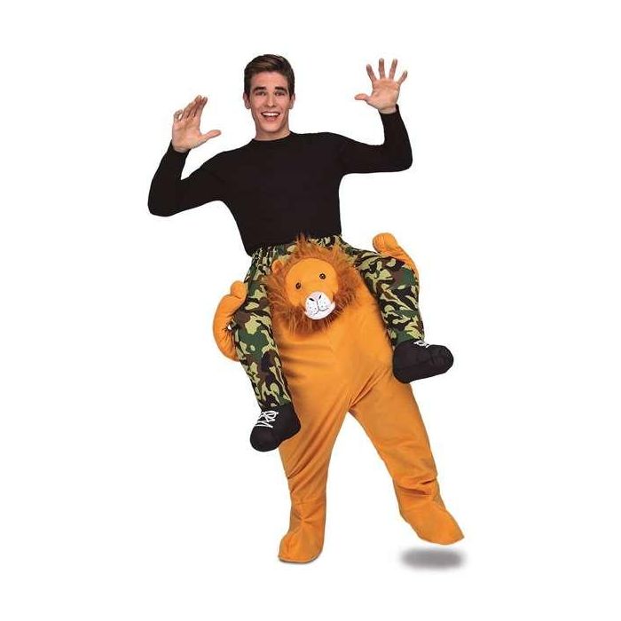 Disfraz adulto león a hombros talla unica Disfraz adulto león a hombros talla unica