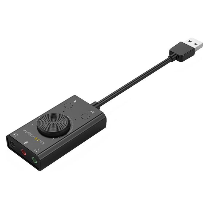 Terratec AUREON 5.1 USB | Tarjeta de Sonido Externa 5.1 Canales para PC, Relación Señal/Ruido 80 dB, Conexión USB, Salida de Línea, Entrada Micrófono 0 Terratec AUREON 5.1 USB | Tarjeta de Sonido Externa 5.1 Canales para PC, Relación Señal/Ruido 80 dB, Conexión USB, Salida de Línea, Entrada Micrófono 0
