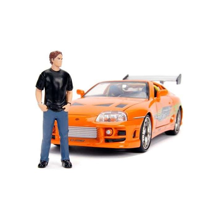 Coche metal supra fast&furious con figura brian escala 1:24 12 Coche metal supra fast&furious con figura brian escala 1:24 12