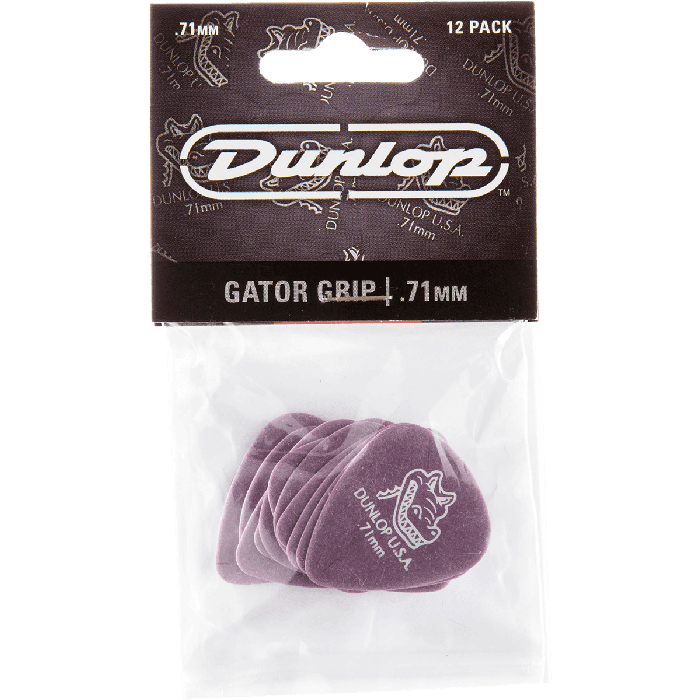 Dunlop Gator Grip Púas Guitarra Plectros 0,71Mm Pack 12 Unidades 0 Dunlop Gator Grip Púas Guitarra Plectros 0,71Mm Pack 12 Unidades 0