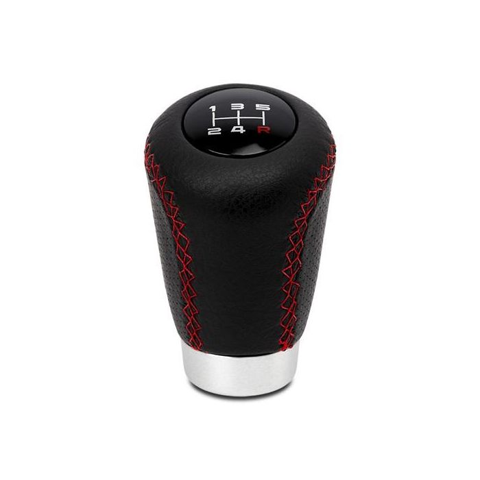 Pomo Sport Piel Perforada Negro-Rojo POM30172 4 Pomo Sport Piel Perforada Negro-Rojo POM30172 4