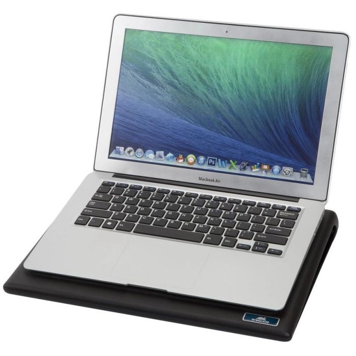 Riva Noteboook Kühler 2 Lüfter 17,3" grau 5557 3