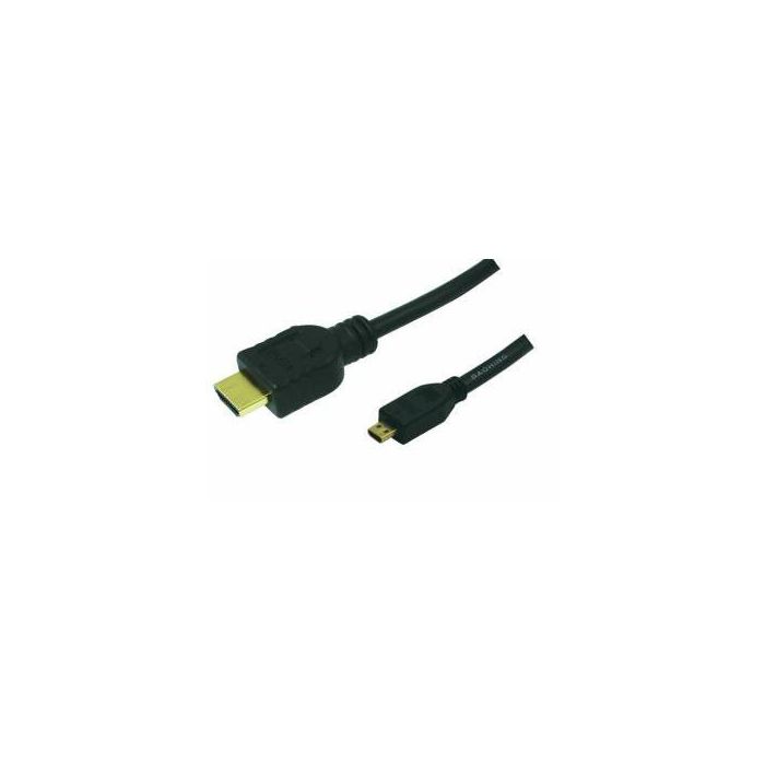 Logilink Cable HDMI Estándar A a Micro D Macho/Macho 1m Negro