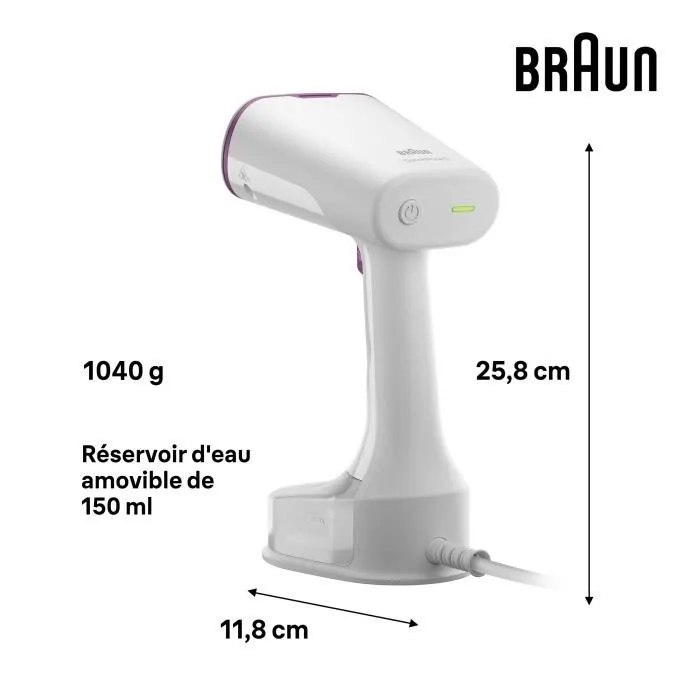 Plancha vertical Braun GS5011PU 1200 W 4 Plancha vertical Braun GS5011PU 1200 W 4