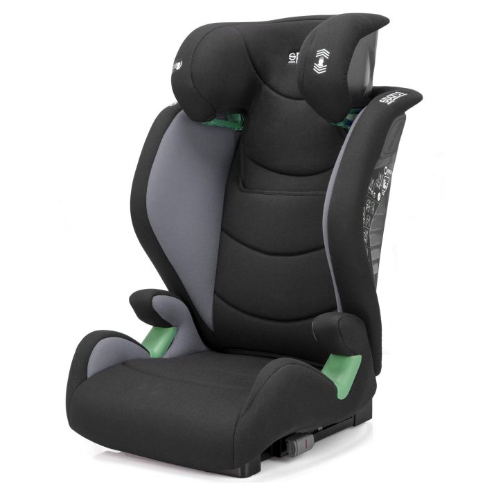 Sparco Sk2000I S01928IGR Silla Coche Niños I-Size ECE R129/03 Isofix 100-150cm con 11 Posiciones de Reposacabezas y Asiento Ajustable Sparco Sk2000I S01928IGR Silla Coche Niños I-Size ECE R129/03 Isofix 100-150cm con 11 Posiciones de Reposacabezas y Asiento Ajustable