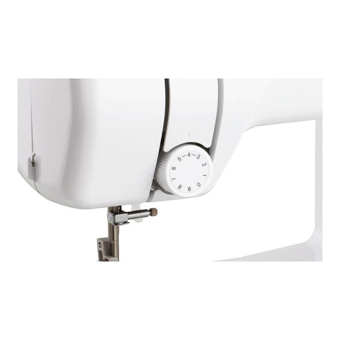 Brother J14s Máquina de coser mecánica automática de 14 programas, color blanco
