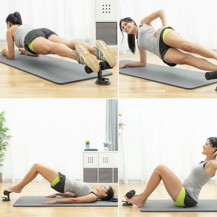Barra de Sujeción para Abdominales con Ventosa y Guía de Ejercicios CoreUp InnovaGoods 7