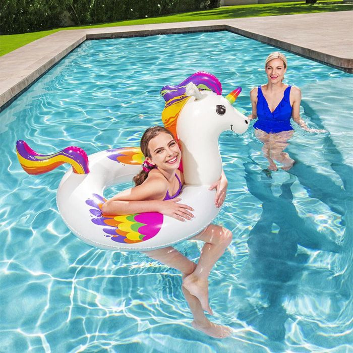 Bestway Flotador Hinchable Unicornio 119x91 cm +10 Años Playa y Piscina 36159 1