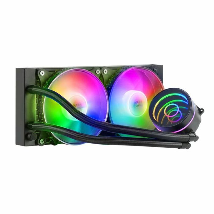 Mars Gaming ML-ONE240 Kit Refrigeración Líquida 240mm FRGB Espejo Infinito 400W TDP LGA1700 AM5 Negro 4 Mars Gaming ML-ONE240 Kit Refrigeración Líquida 240mm FRGB Espejo Infinito 400W TDP LGA1700 AM5 Negro 4